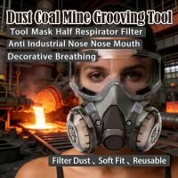 ราคา ปากเครื่องมือเซาะร่องเหมืองถ่านหินฝุ่นอุตสาหกรรมป้องกันหน้ากากกรองเครื่องช่วยหายใจกันฝุ่นระบายอากาศตกแต่ง (51507705504)