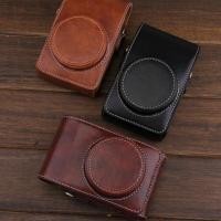 ราคา PU Leather Camera Case Cover Bag for Ricoh GR3/2 Canon G7X2 G7X3 SX740/720 Sony ZV1 RX100m7/6/5/4/3 HX99 WX700 LUMIX LX1 (23858445824)