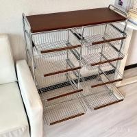 ราคา โบราณการจัดเก็บห้องนั่งเล่นรถเข็นแร็คตู้เก็บมือถือลิ้นชักชั้นวางของเล่นครัว GWES (44428655451)