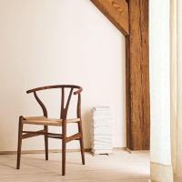 ราคา เก้าอี้ไม้ ที่นั่งทำจากเชือกถัก Wishbone Dining Chair (16991634893)