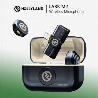 ราคา Hollyland LARK M2 ไมโครโฟนไร้สายแบบหนีบเสื้อสําหรับโทรศัพท์/กล้อง 300m Range Noise Cancellation 30H แบตเตอรี่ (27289650515)