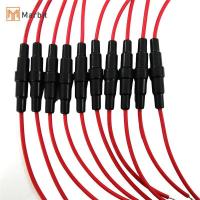 ราคา Marbit 10 ชิ้น 5x20 มิลลิเมตรฟิวส์ผู้ถือกรณี In-Line สกรูประเภทสายไฟ Sto null (41180115757)