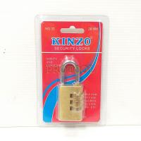 ราคา กุญแจ KINZO No.33-28 กุญแจรหัสทองเหลือง 28 มม. กุญแจล็อคตู้ กุญแจล็อกจักรยาน (17567808717)