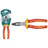 ราคา Total คีมปากแหลม ปลายงอ ด้ามหุ้มฉนวน 8 นิ้ว รุ่น THTIP2481 ( Insulated Bent Nose Plier ) (9188850476)