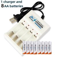 ราคา SONY ถ่านชาร์จ AA 4600 mAh และ AAA 4300 mAh NIMH Rechargeable Battery/AA4600-AAA4300 16ก้อน Charging Kit charger (29783264894)