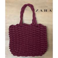 ราคา ZARA วัสดุคล้ายเชือกเส้นใหญ่ สาน ด้านในมีถุงผ้าถอดได้ สภาพดี สะพายได้ cr:รูปสุดท้ายแสดงสินค้าชนิดเดียวกันจากinternet (29400865824)