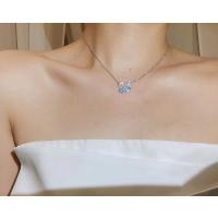 ราคา ♞,♘,♙พร้อมส่งSwarovski สร้อยคอ จี้คริสตัล รูปหงส์ ไล่โทนสีฟ้า คลาสสิก เครื่องประดับแฟชั่นสตรี (25978025107)