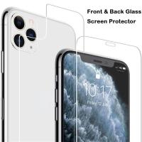 ราคา กระจกด้านหน้าและด้านหลัง ฟิล์ม สำหรับ iPhone 16e กระจกนิรภัย ฟิล์ม สำหรับ iPhone 16 15 14 13 12 11 Pro Max 16 15 14 Plus 13 12 Mini ฟิล์มกระจกกันรอยหน้าจอ (28179902047)