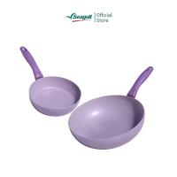 ราคา Seagull ชุดเครื่องครัวนอนสติ๊ก ดีไอวาย ลาเวนเดอร์ (2 ชิ้น) DIY Lavender Non-stick Cookware Set (26867440087)