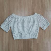 ราคา Used เสื้อปาดไหล่ ทรงครอป อก32 (2122828969)