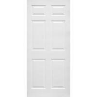 ราคา Ghouse Online HOLZTUR ประตู HDF บานทึบ 6ฟัก HDF-006 90x200ซม. สีขาวลายไม้ สินค้าขายดี! (27490145232)