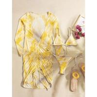 ราคา [BKN1588] <AU>ชุด BIKINI BLUE/ORANGE/YELLOW 3-PIECE WITH DRAWN LONG-SLEEVE SKIRT (29740030438)