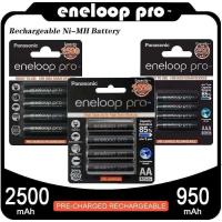 ราคา Original Panasonic eneloop pro ถ่านชาร์จ AAA 950mAh/AA2550mAh/AA2500mAh Rechargeable Battery（1 แพ็ค 4 ก้อน） (20985741457)