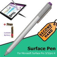ราคา ปากกา Microsoft Surface มือสองสําหรับ Surface 3 และ Surface Pro 3 Stylus Silver Pro 4 (24844112920)