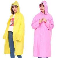 ราคา เสื้อกันฝนผู้ใหญ่ เนื้อหนาอย่างดี มีหมวกพลาสติกด้านหน้ายื่นมากันน้ำฝน (5747275724)