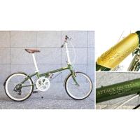 ราคา Attack on Titan Limited Edition จักรยานพับ DAHON Boardwalk D7 20 นิ้ว 7-speed Chromoly Frame Akibou Certified (19684575043)