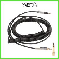 ราคา YVETA HiFi Coiled Cable, 6.35 Adaptor 3.5 มม.ถึง 2.5 มม.สายหูฟังเปลี่ยน,สายสัญญาณเสียงสเตอริโอยืดสําหรับ Sennheiser HD6 HD7 HD8 HD515 HD518 HD558 HD598 (56658700785)