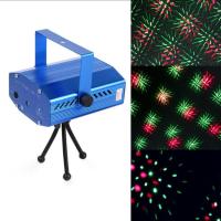 ราคา ไฟดิสโก้ ไฟปาร์ตี้ Mini Laser Stage Lighting ไฟเวทีแสงเลเซอร์ ไฟดิสโก้ ไฟปาร์ตี้ ดิสโก้แบบ6จุด ใช้ไฟบ้านหรือรถยนต์ (8591460373)