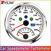 ราคา 200MPH รถ GPS Speedometer Digital Meter รถ Marine 8000 RPM Tachometer เรือวัดความเร็ว (41476343403)