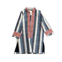 ราคา Srimorn Original Jacket เสื้อคลุมพื้นเมืองแต่งลายซิ่นล้วง ลายผ้าหลบ เสื้อแจ็คเกตผ้าฝ้ายพื้นเมืองย้อมคราม (20056796818)