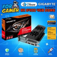 ราคา GIGABYTE RX 6400 D6 LOW PROFILE 4G (GV-R64D6-4GL)การ์ดแสดงผลตัวคุ้มค่า 2 พัดลม เล่นได้ทุกเกมส์ รับประกัน 3 ปี (14987625520)