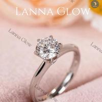 ราคา Lanna Glow แหวน เงินแท้ 92.5 เพชรสวิส(CZ) แหวนแต่งงาน แหวนผู้หญิง แหวนเพชร แหวนปรับขนาดได้ (50951849325)