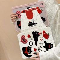 ราคา เคสสําหรับipad air4 10.9 gen8 gen9 gen10.2material air5 air4 10.9 สําหรับiPad air2 9.7 Mini 4 5 2022 Pro11 2021Pro12.9 เคสแมวพร้อมช่องเสียบปากกา (27469018609)