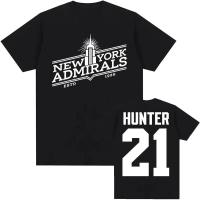 ราคา Scott Hunter 21 New York Admirals Tee Heated Rivalry TV เสื้อยืด Kapas Lelaki Wanita เสื้อยืดแฟชั่น Longgar Leher Bulat C (45158061851)