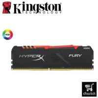 ราคา Kingston HyperX Fury RGB DDR4 8GB/16GB 2666Mhz เดสก์ท็อปพีซี DIMM RAM HX426C16FB3A (22068938969)