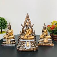 ราคา พระคู่บ้าน คู่เมือง (ชุดหน้าตัก 3 นิ้ว) แร่เหล็กน้ำพี้ แต่งสีสามกษัตริย์ (25588432745)