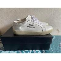 ราคา รองเท้า SAINT LAURENT Off-white งานหนัง (20739236397)