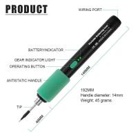 ราคา 【HOCO】หัวแร้งบัดกรีไร้สาย 15W/5V ชาร์จType-C ปรับอุณหภูมิได้230℃-450℃ Electric Soldering Iron หัวแร้งไฟฟ้า (46808394821)
