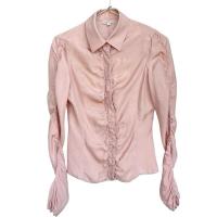 ราคา Emporio Armani เสื้อเชิ้ตผู้หญิง สีชมพูตุ่น (27552255761)