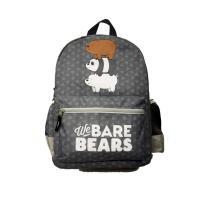 ราคา We Bare Bears กระเป๋าเป้ใบใหญ่ สีเทา (40605693449)
