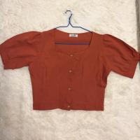 ราคา เสื้อสีส้มอิฐ ผ้าลินิน (7808222532)