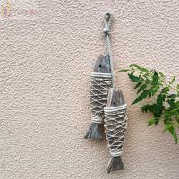 ราคา โยโลโก เครื่องประดับปลา, จี้ไม้เมดิเตอร์เรเนียนปลาไม้, วินเทจมือแกะสลักแขวนตกแต่งบ้าน บ้าน (45107494750)