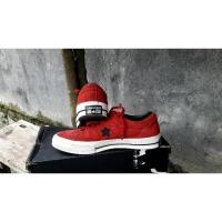 ราคา Converse one star aniversery 45th red ของแท้ 100% (27211885163)