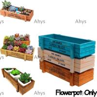 ราคา AHYS 1 PC ไม้กระถางดอกไม้ชาวไร่ตกแต่งกระถางรางลังวินเทจ (42230005481)