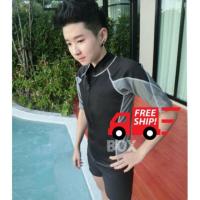 ราคา ส่งฟรีชุดว่ายน้ำทอม รุ่นซิปหน้า มีเซฟอกในตัว (24736350)