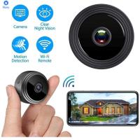 ราคา A9 Mini Camera Cctv Cam App Wireless Wifi Ip Network Monitor Security Camera Video Recorder Night Vision Hd 1080P Home Security Recording Angle 360 Degrees 【Blue】 (22937205141)