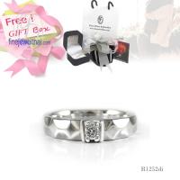 ราคา Finejewelthai-แหวนเพชรแท้-แหวนเงินแท้-แหวนแต่งงาน-Diamond-Silver-Wedding-Ring-Diamond_Gift_set38 (2796530841)