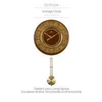 ราคา DIPOA Vintage Clock (WP104DB) นาฬิกาแขวนพร้อมลูกตุ้ม สไตล์วินเทจ (23043512873)