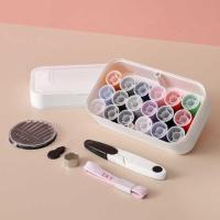 ราคา การจัดเก็บการจัดเก็บครัวเรือนที่มีสีสันด้ายกล่องเย็บผ้าชุดที่ทําด้วยมือจักรเย็บผ้ากล่องเก็บจักรเย็บผ้าเครื่องมือจักรเย็บผ้าชุด (53855456172)