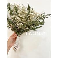 ราคา ช่อดอกไม้แห้งยิปโซ ขาวเขียว (42373068727)