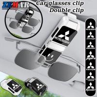 ราคา Mitsubishi รถแว่นตาผู้ถือแว่นตาคู่คลิปรถแว่นตากันแดดคลิป Sun Visor แว่นตาสําหรับ Lancer EX Triton Xforce Xpander Cross Attrage Mirage Outlander Pajero Sport ASX (26893052258)