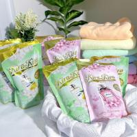 ราคา ( เซ็ต 5 ถุง ) น้ำยาซักผ้า Kira Kira สูตรเข้มข้น 500 มล. กลิ่นลูกแพร และกลิ่นดอกไม้ (27877853882)