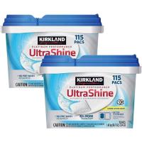 ราคา Kirkland Signature Premium เครื่องล้างจานผงซักฟอก Pacs: กลิ่น Lemon Citrus - 2 Count (230 Pacs) + Bonus Gift (52008686393)