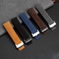 ราคา Delicate Selected Premium Calf Leather Watch Strap 20 22 24mm for Heuer Tag Series soft Super Breathable Waterproof Watchbands (48155886053)