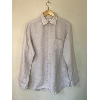 ราคา Kemeja เสื้อเชิ้ตสีครีม Uniqlo + คาร์ดิแกน GU สีกรมท่า (10041312674)