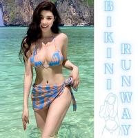 ราคา ชุดว่ายน้ำเซ็กซี่ ชุดว่ายน้ำผู้หญิง ชุดว่ายน้ำวันพีช บิกินี่เดินชายหาด ลายสวยๆพร้อมผ้าคลุมเอว (26271436827)